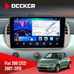 Штатная магнитола Fiat 500 (312) 2007-2015 Decker D9-006 4x64, 4G