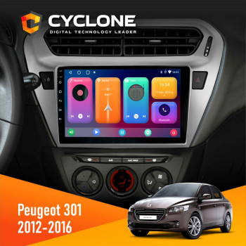Штатная магнитола Peugeot 301 2012-2016 Cyclone C9-001 2x64 CPL
