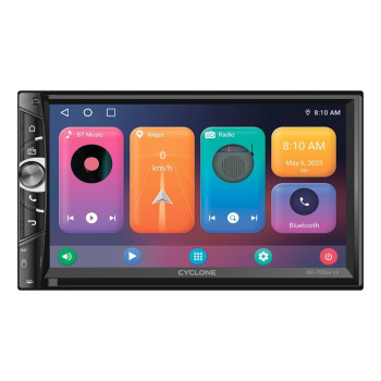 Магнітола 2 DIN Android Cyclone MP-7086A v4 (7″ IPS, 2/64GB, CarPlay/Android Auto)