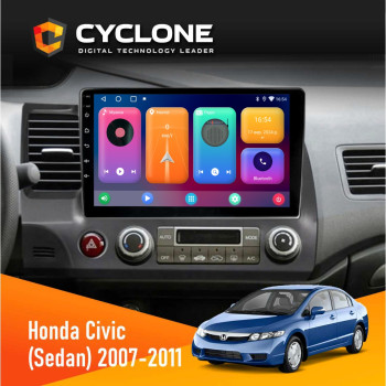  Штатна магнітола Honda Civic 2007-2011 Cyclone C10001 2x32