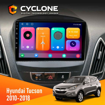 Штатна магнітола Hyundai Tucson 2010-2018 Cyclone C10-001 2x64 CPL