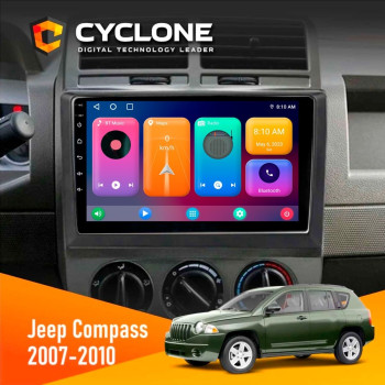  Штатна магнітола Jeep Compass 2007-2010 Cyclone C10001 2x32