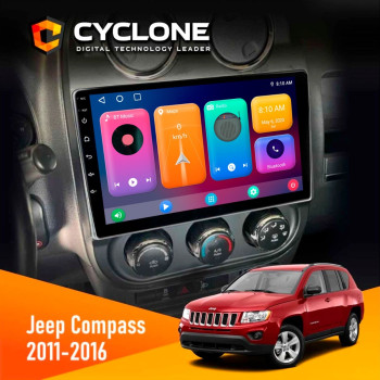  Штатна магнітола Jeep Compass, Patriot 2011-2016 Cyclone C10001 2x32