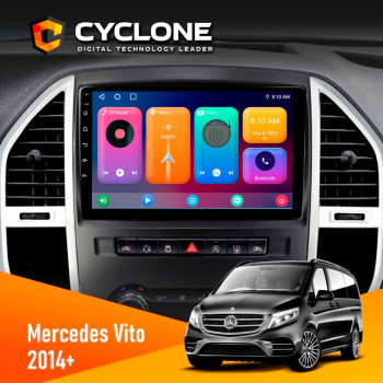  Штатна магнітола Mercedes-Benz Vito 2014+ Cyclone C10001 2x32