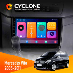 Штатна магнітола Mercedes-Benz Vito 2006-2014 Cyclone C10001 2x32