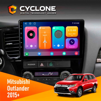  Штатна магнітола Mitsubishi Outlander 2015+ Cyclone C10001 2x32