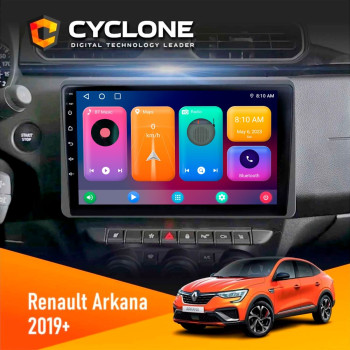 Штатна магнітола Renault Arkana 2019+ Cyclone C10001 2x32 Штатна магнітола Renault Arkana 2019+ Cyclone C10001 2x32