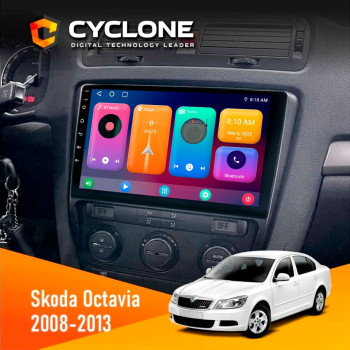 Штатная магнитола Skoda Octavia A5 2008-2013 Black Cyclone C10001 2x32 Штатная магнитола Skoda Octavia A5 2008-2013 Black Cyclone C10001 2x32