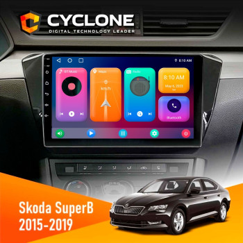 Штатная магнитола Skoda SuperB 2015-2019 Cyclone C10001 2x32 Штатная магнитола Skoda SuperB 2015-2019 Cyclone C10001 2x32