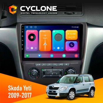 Штатная магнитола Skoda Yeti 2009-2017 Cyclone C10001 2x32 Штатная магнитола Skoda Yeti 2009-2017 Cyclone C10001 2x32