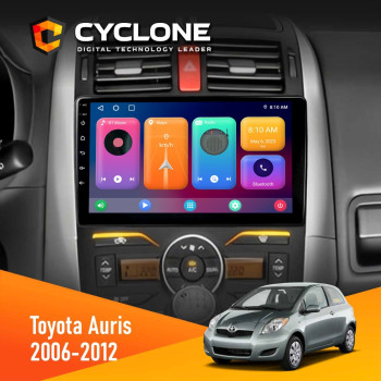 Штатна магнітола Toyota Auris 2006-2012 Cyclone C10-001 2x64 CPL