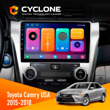Штатная магнитола Toyota Camry 2015-2018 USA Cyclone C10001 2x32