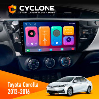 Штатная магнитола Toyota Corolla 2013-2016 Cyclone C10001 2x32