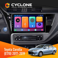 Штатная магнитола Toyota Corolla 2017-2019 Cyclone C10-001 2x32