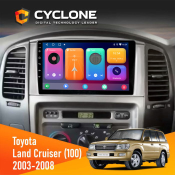  Штатна магнітола Toyota Land Cruiser (100) 2003-2008 Cyclone C10001 2x32