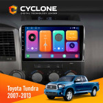 Штатная магнитола Toyota Tundra, Sequoia 2007-2012 Cyclone C10-001 2x32