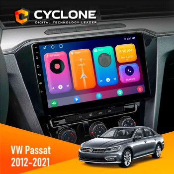  Штатна магнітола Volkswagen Passat 2012-2021 Cyclone C10001 2x32