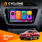 Штатная магнитола Volkswagen Tiguan 2016+ Cyclone C10001 2x64