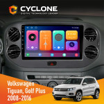 Штатная магнитола Volkswagen Tiguan 2008-2016 Cyclone C10001 2x64