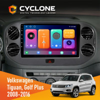 Штатная магнитола Volkswagen Tiguan 2008-2016 Cyclone C10001 2x64
