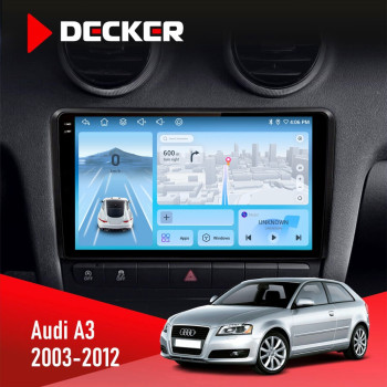 Штатная магнитола Audi A3 2003-2012 Decker D9-010 6x128 DSP 4G 2K