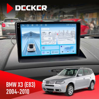 Штатна магнітола BMW X3 (E83) 2004-2010 Decker D9-010 6x128 DSP 4G 2K