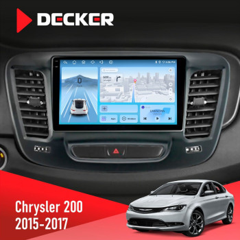 Штатная магнитола Chrysler 200 2015-2017 Decker D9-010 6x128 DSP 4G 2K
