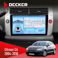 Штатная магнитола Citroen C4 2004-2010 Decker D9-010 6x128 DSP 4G 2K