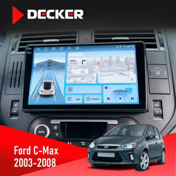 Штатная магнитола Ford C-Max 2003-2008 Decker D9-010 6x128 DSP 4G 2K