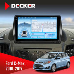 Штатная магнитола Ford C-Max 2010-2019 Decker D9-010 6x128 DSP 4G 2K