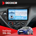Штатная магнитола Ford Focus 1998-2004 Decker D9-010 6x128 DSP 4G 2K