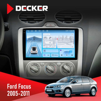 Штатная магнитола Ford Focus 2 2005-2011 Decker D9-010 6x128 DSP 4G 2K