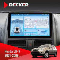 Штатная магнитола Honda CR-V 2001-2006 Decker D9-010 6x128 DSP 4G 2K
