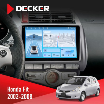 Штатная магнитола Honda Fit 2002-2008 Climate Decker D9-010 6x128 DSP 4G 2K