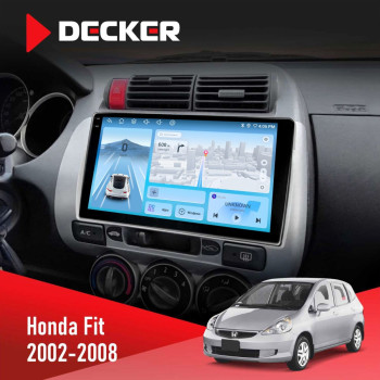 Штатная магнитола Honda Fit 2002-2008 Decker D9-010 6x128 DSP 4G 2K