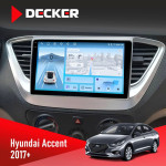 Штатная магнитола Hyundai Accent 2017  Decker D9-010 6x128 DSP 4G 2K