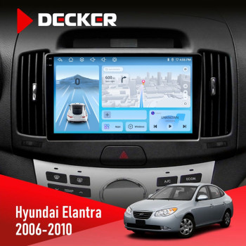 Штатная магнитола Hyundai Elantra 2006-2010 Decker D9-010 6x128 DSP 4G 2K