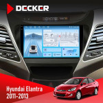 Штатная магнитола Hyundai Elantra 2011-2013 Decker D9-010 6x128 DSP 4G 2K