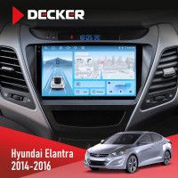 Штатна магнітола Hyundai Elantra 2014-2016 2 Decker D9-010 6x128 DSP 4G 2K