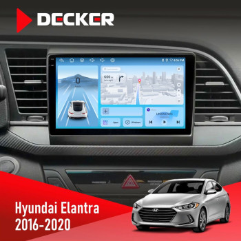Штатная магнитола Hyundai Elantra 2016-2020 CAN Decker D9-010 6x128 DSP 4G 2K