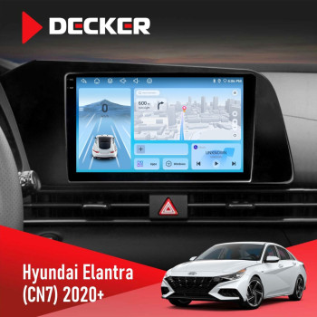 Штатна магнітола Hyundai Elantra 2021  Decker D9-010 6x128 DSP 4G 2K