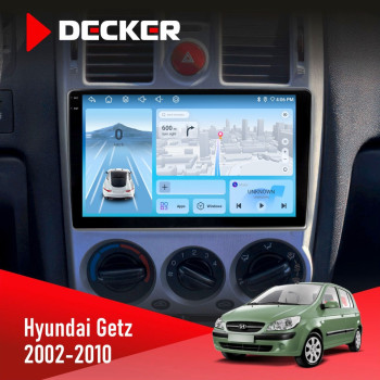 Штатна магнітола Hyundai Getz 2002-2010 Decker D9-010 6x128 DSP 4G 2K
