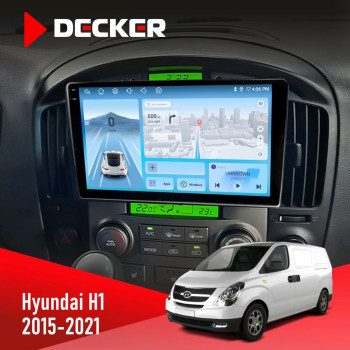 Штатна магнітола Hyundai H-1 2015-2021 Decker D9-010 6x128 DSP 4G 2K