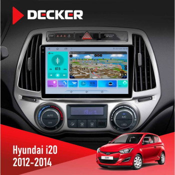 Штатна магнітола Hyundai I20 2012-2014 Decker D9-010 6x128 DSP 4G 2K