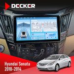 Штатная магнитола Hyundai Sonata (YF) 2010-2014 CAN Decker D9-010 6x128 DSP 4G 2K