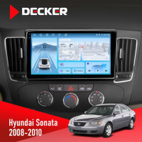 Штатна магнітола Hyundai Sonata 2008-2010 Decker D9-010 6x128 DSP 4G 2K