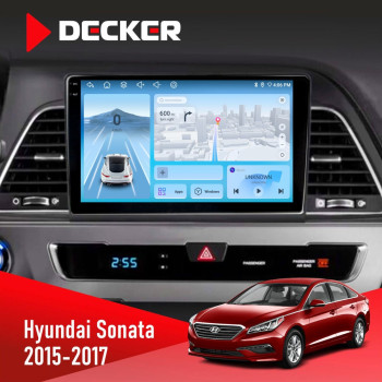 Штатна магнітола Hyundai Sonata 2015-2017 CAN Decker D9-010 6x128 DSP 4G 2K