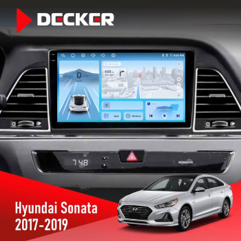 Штатна магнітола Hyundai Sonata 2017-2019 CAN Decker D9-010 6x128 DSP 4G 2K