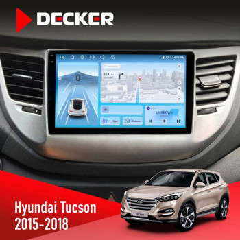 Штатна магнітола Hyundai Tucson 3 2015-2018 Decker D9-010 6x128 DSP 4G 2K