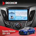 Штатная магнитола Hyundai Veloster 2011-2019 Decker D9-010 6x128 DSP 4G 2K
